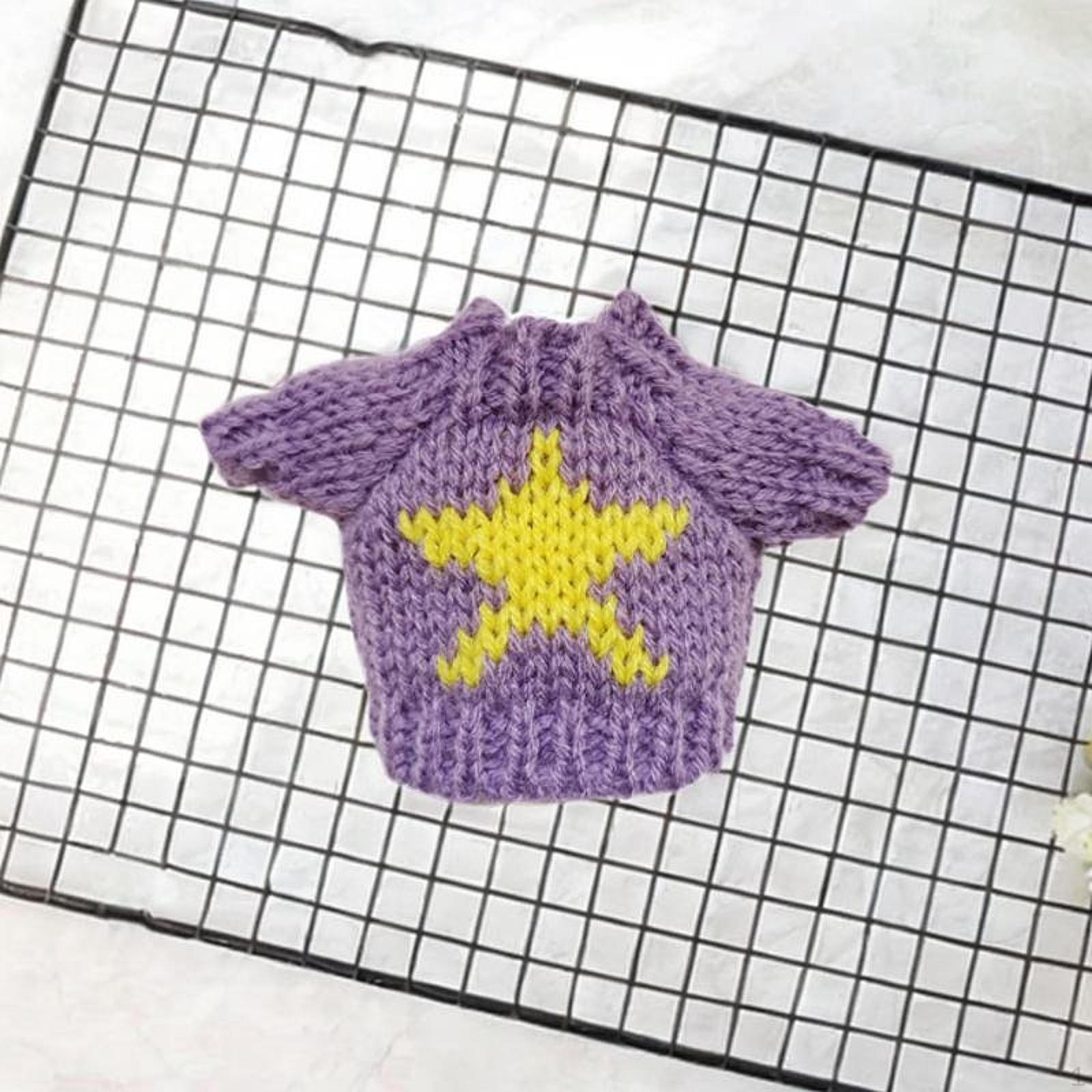

15cm Plush Doll Clothes Cartoon Accessories, Stylish Comfortable Outifits pentagram violet