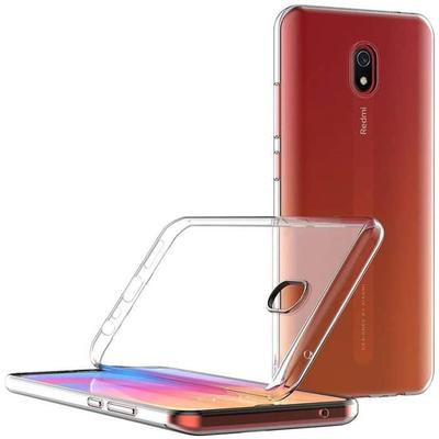 Coque de protection - E.F.CONNECTION - Redmi 8A - Silicone souple - Transparent - Anti choc