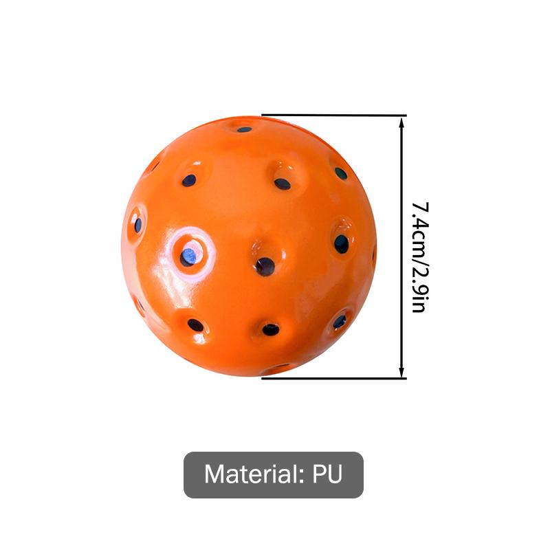 1/3Pcs Silent Pickleball Indoor Entertainment Silent Practice Ball Pu Foam High Bounce Resistance Not Disturbing People