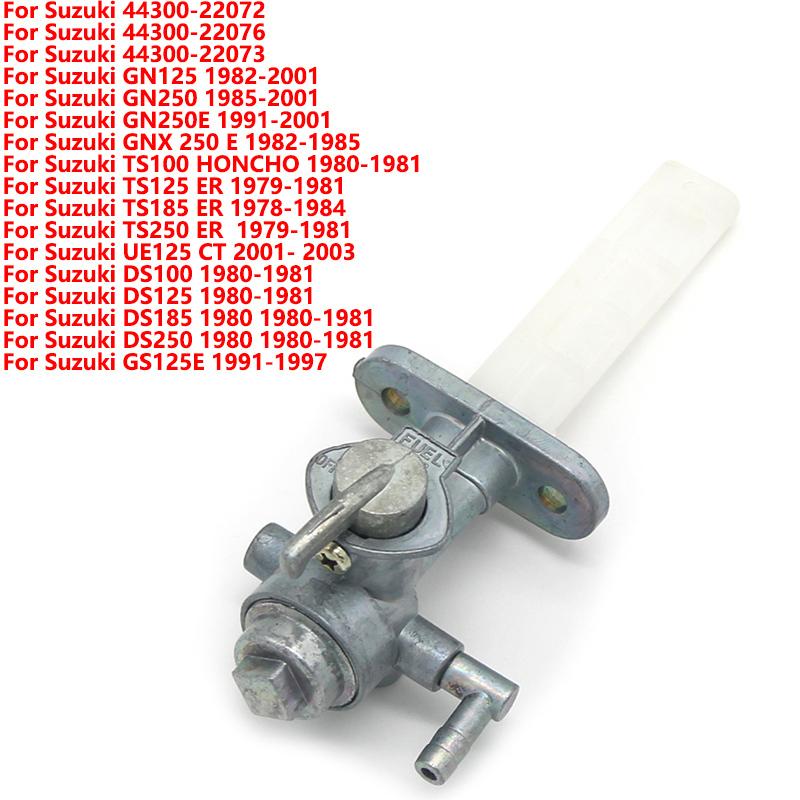 Carburetor Fuel Tank Switch Gas Tank Valve Cock For Suzuki GN125 GN250 GN250E TS100 TS125 TS185 TS250 UE125 DS100 Motorcycle