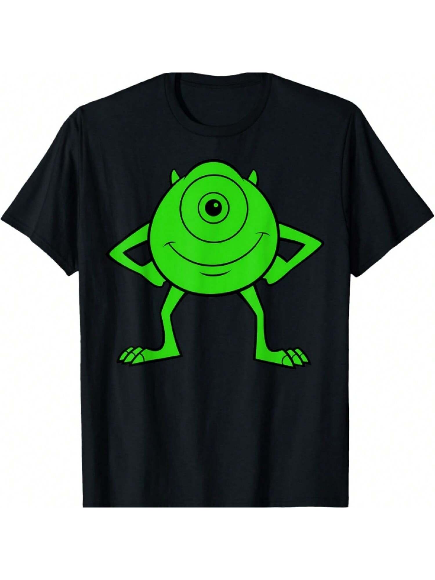 Pixar Monsters, Inc. Mike Wazowski Cyclops Retro T-Shirt S разноцветный