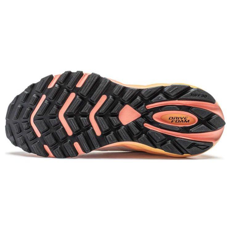 Li Ning Yufeng Comfortable Shock Absorbing Wear Resistant Low Top Running Shoes Women sneaker White ARST056-4