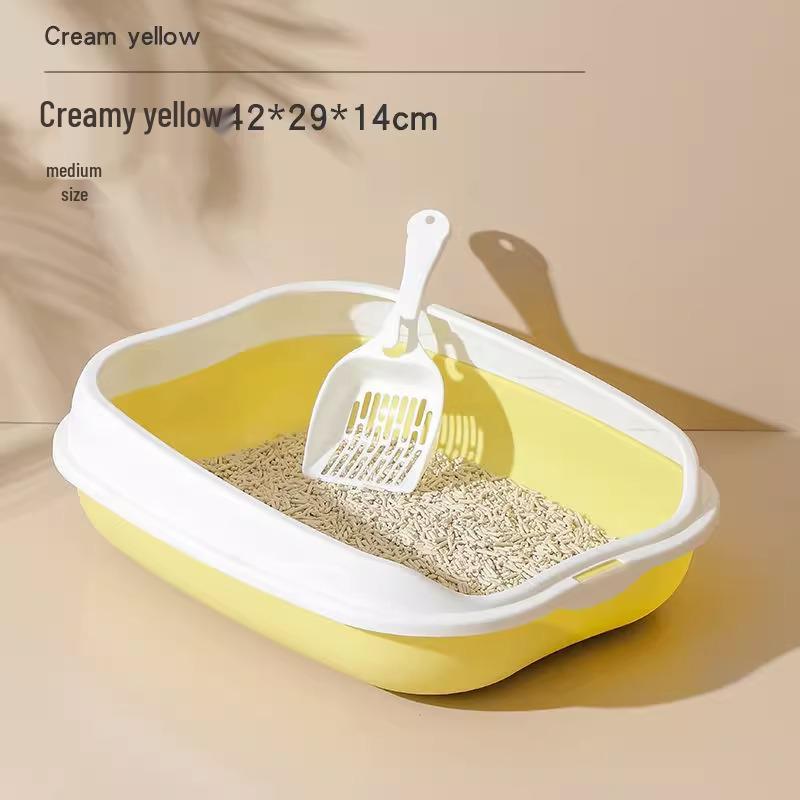 Large Semi-Enclosed Deodorizing Cat Litter Box