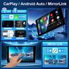 Car Radio for Toyota Camry 2002-2006, 9'' HD Touchscreen, Wireless CarPlay, Android Auto, GPS, BT5.0, Backup Camera