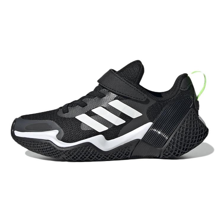 

new Adidas 4Uture Runner Sport K Slip Resistant, Abrasion Resistant, Breathable Low Top Running Shoes Black White Kids 40