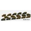 Pit Road 1/700 MI Series World War II German Military Vehicle Set 1 Plastic Model Kit MI02