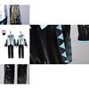Men's High-quality Hatsune Miku Vocaloid Pu Cosplay Shirt Tie Pants Wig Set For Holidays