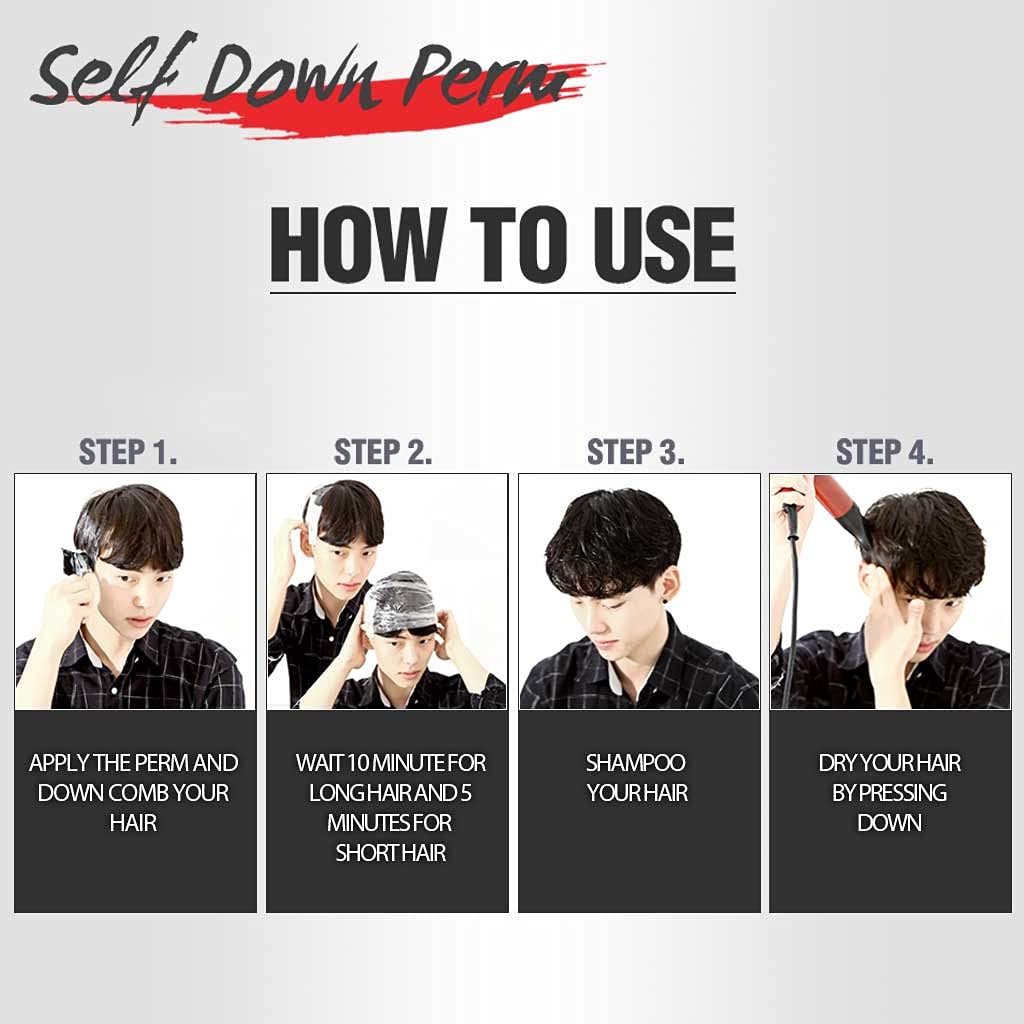 [DASHU] For Men Premium Fast Down Perm 10 100ml