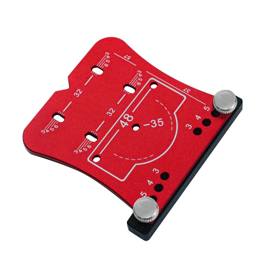 35mm Hinge Hole Opener Aluminum Alloy Hinge Hole Puncher Woodworking Hole Drilling Guide Locator