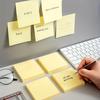Sticky Notes 76x76mm, 100 Sheets/Pad, 8pads, Yellow Self-Sticky Notes, Easy To Write, for School, Home, Office