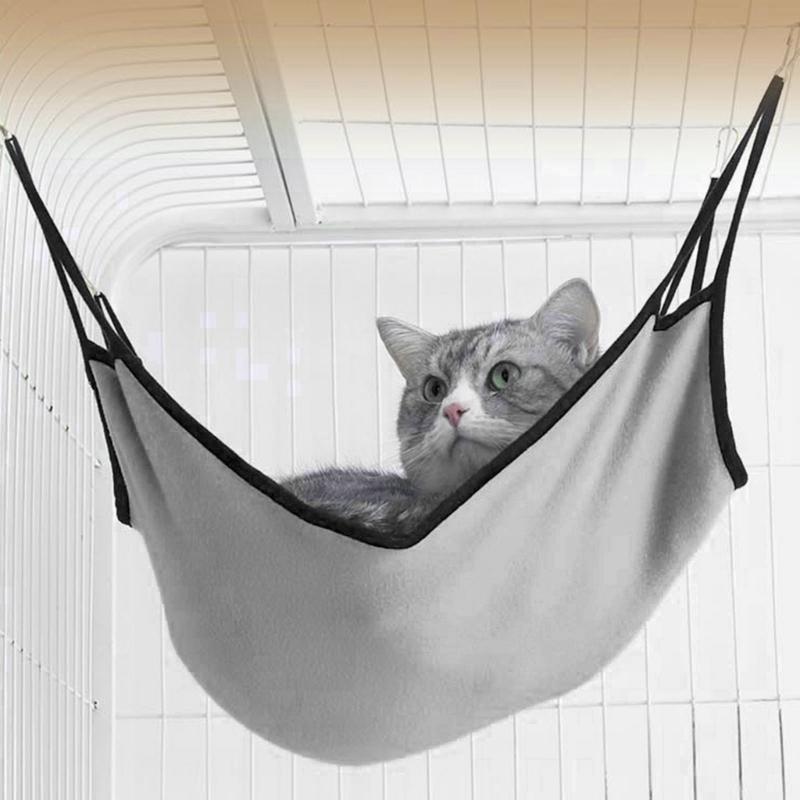 Pet Swing Nest Hanging Bed with Hook Solid Color Washable Sleeping Bed
