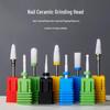 Ceramic Nail Art Grinding Head for Nail and Dead Skin Removal - Non-Heating Replacement Drill Bit.