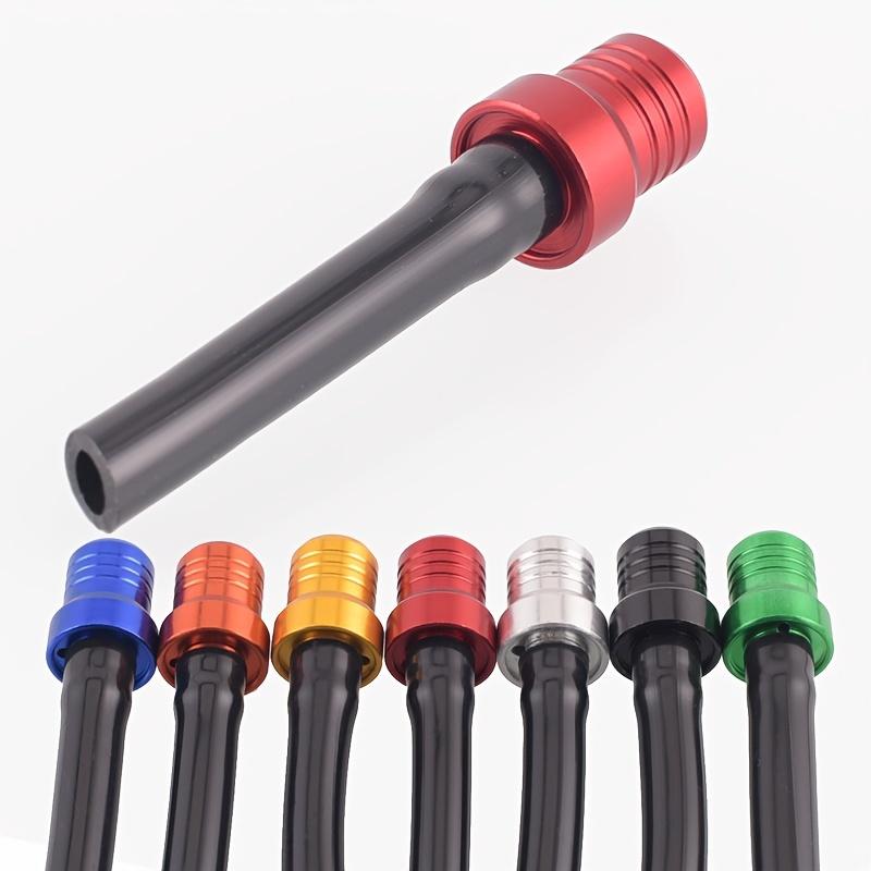 Motorcycle Gas Fuel Cap Single Way Valve Vent Breather Hose Tube Kit for Motocross ATV Quad Dirt Pit Bike Scooter Offroad
