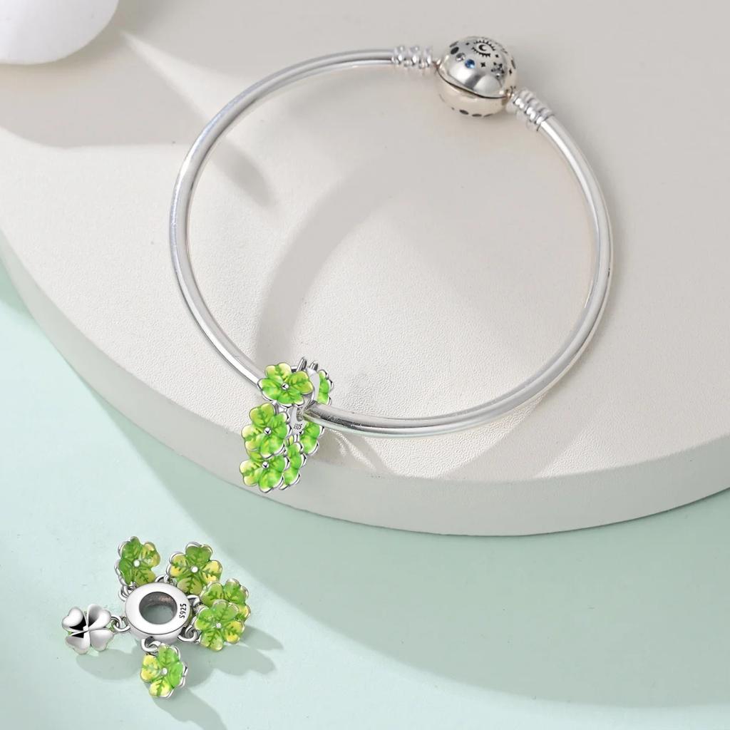 New Daisy Flower Spacer Charms Copper Pink Blossom Butterfly Heart Bird Beads For Necklace Diy Bracelet Jewellery