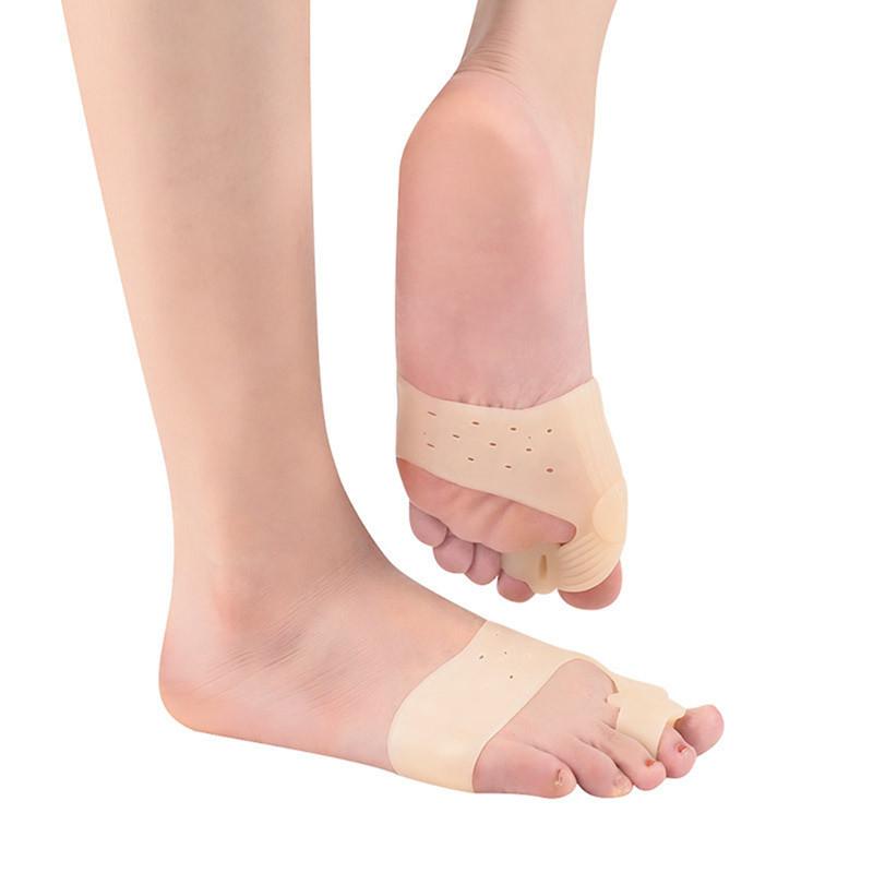 Soft Gel 1 Pair Orthotic Tool Big Toe 0verlapping Toes Durable Splint Toe Straightener Corrector Combing Toes Nursing Feet Tools