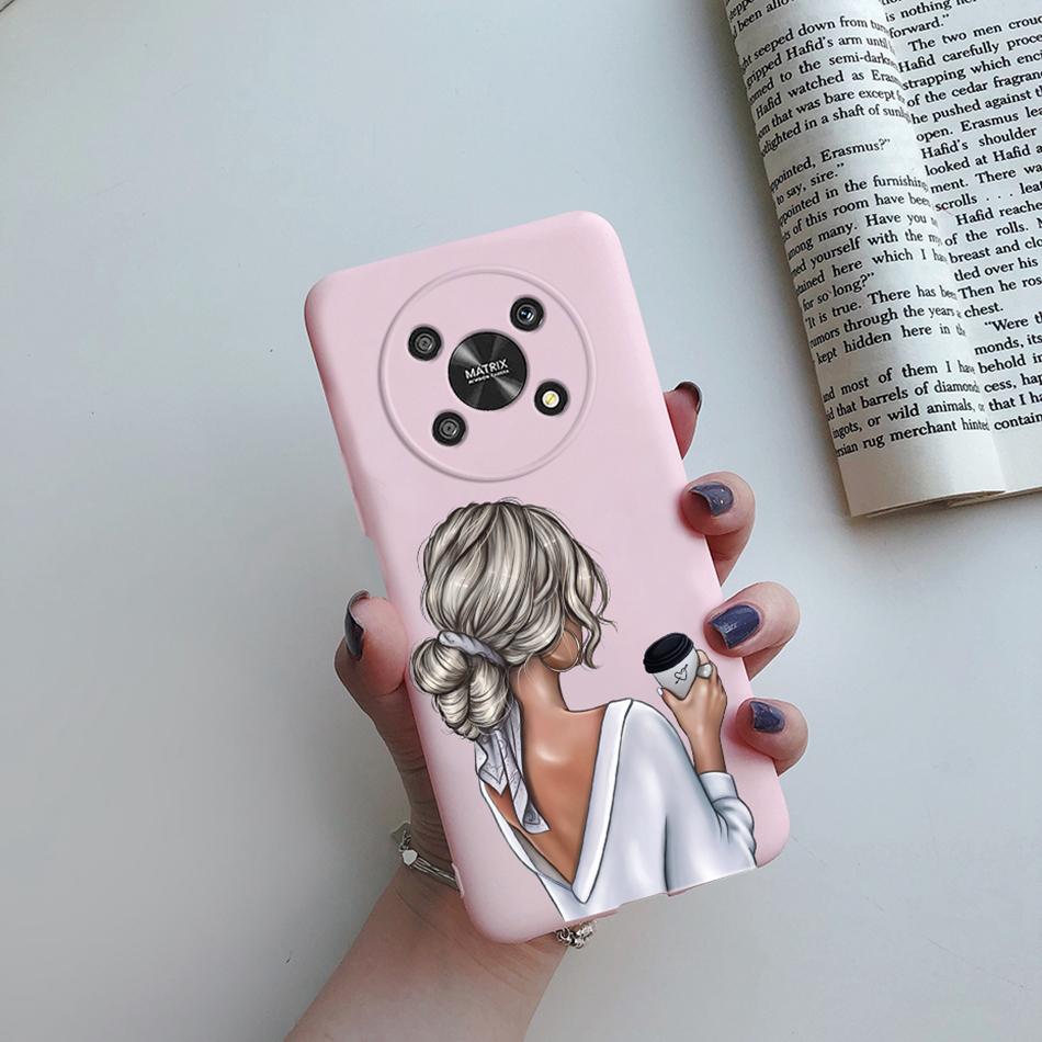 Case For Honor Magic 4 LITE X30 X9 5G Back Cover Super Mom Baby Fashion Girls Soft Phone Case Silicone Funda For Honor X30 Capa