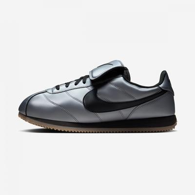 Nike Cortez Leather Se Metallic Cool Grey Black Hq3490 099