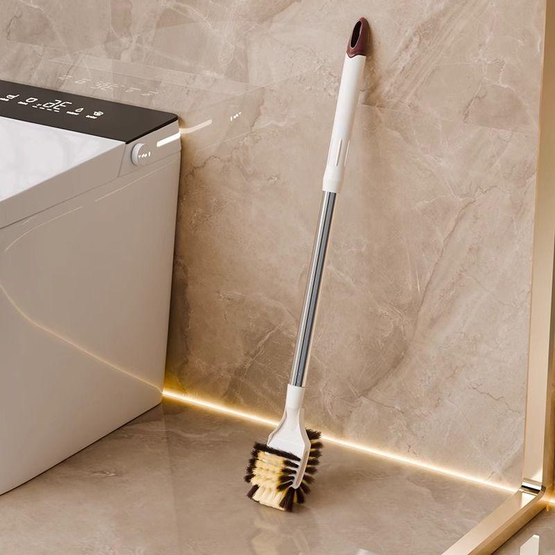 Toilet Brush with Extended Handle for Household Use Double Headed Toilet Brush for Squatting In The Bathroom and Specialized Toilet Brush for Washing