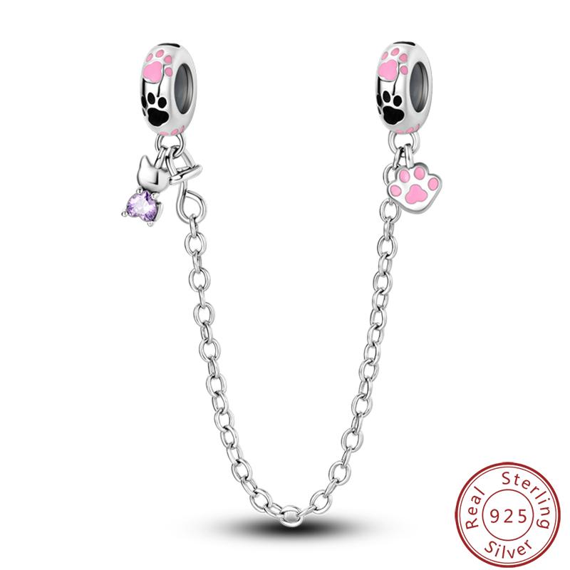 Cute Cat And Dog Series Copper Moon Butterfly Paw Print Charms 3Mm Diy Fine Jewelry Gifts Making