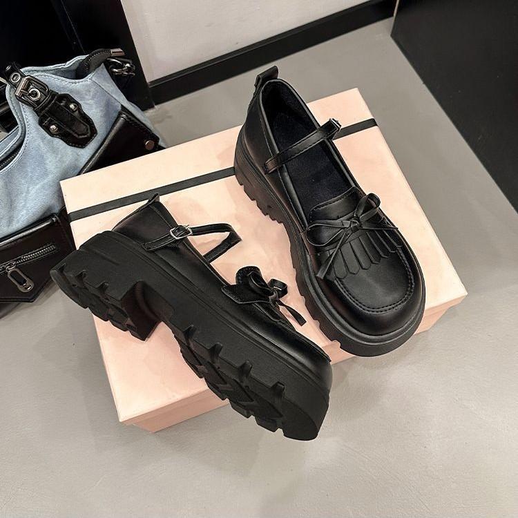 Cute Versatile Single Shoes British Style Sweet Cool Mary Jane Small Leather Shoes Women's Japanese Retro