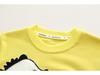 Autumn Girls' Korean Appliqué Panda Sweatshirt Two-Piece Set