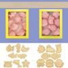 8-Piece Set Marine Animal Cartoon Biscuit Mold Household 3D Fondant Three-dimensional Biscuit Baking Tool
