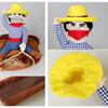 Costume Cane Cavaliere Cowboy per Animali Domestici Abbigliamento Cani Cavaliere Con Cappello, Cappello Bambola Cane Cavaliere Festa Cosplay Costume Animale Domestico