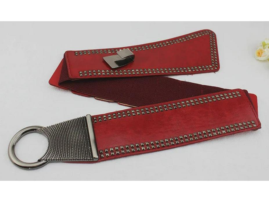 Fashionable Korean-Style Women's Waist Belt - Versatile, Decorative, and Wide, Perfect with Skirts.