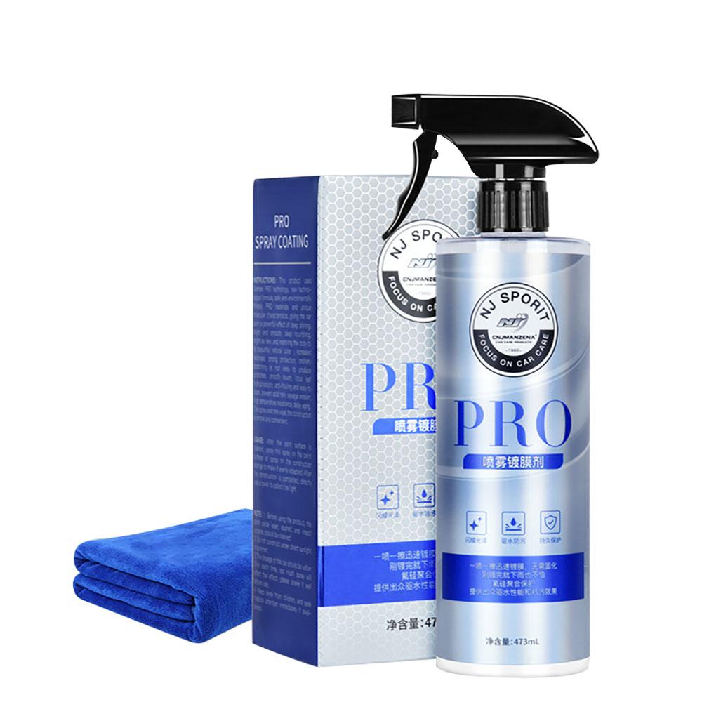 

473 мл автомобильное нанопокрытие спрей автомобильные аксессуары твердость 9H полировщик керамическое покрытие стекло покрытый кристалл авто