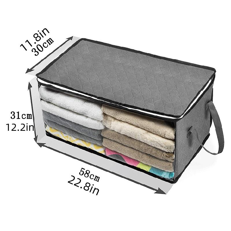 Oversized Comforter and Blanket Storage Bags – Clothing Storage Bags, Shoe Toy Storage Bags, Clear Travel Storage Boxes