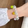 Beaded Simulation Fruit Bracelet Dopamine Summer Bohemian Jewelry Beads Bracelet  Beach Jewelry