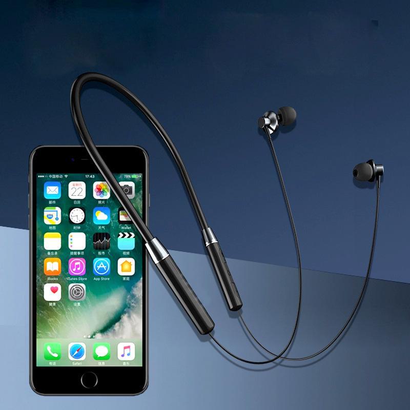 

Популярные беспроводные Bluetooth-наушники с шейным ободом и шумоподавлением для занятий спортом и бега Bare Metal чёрный