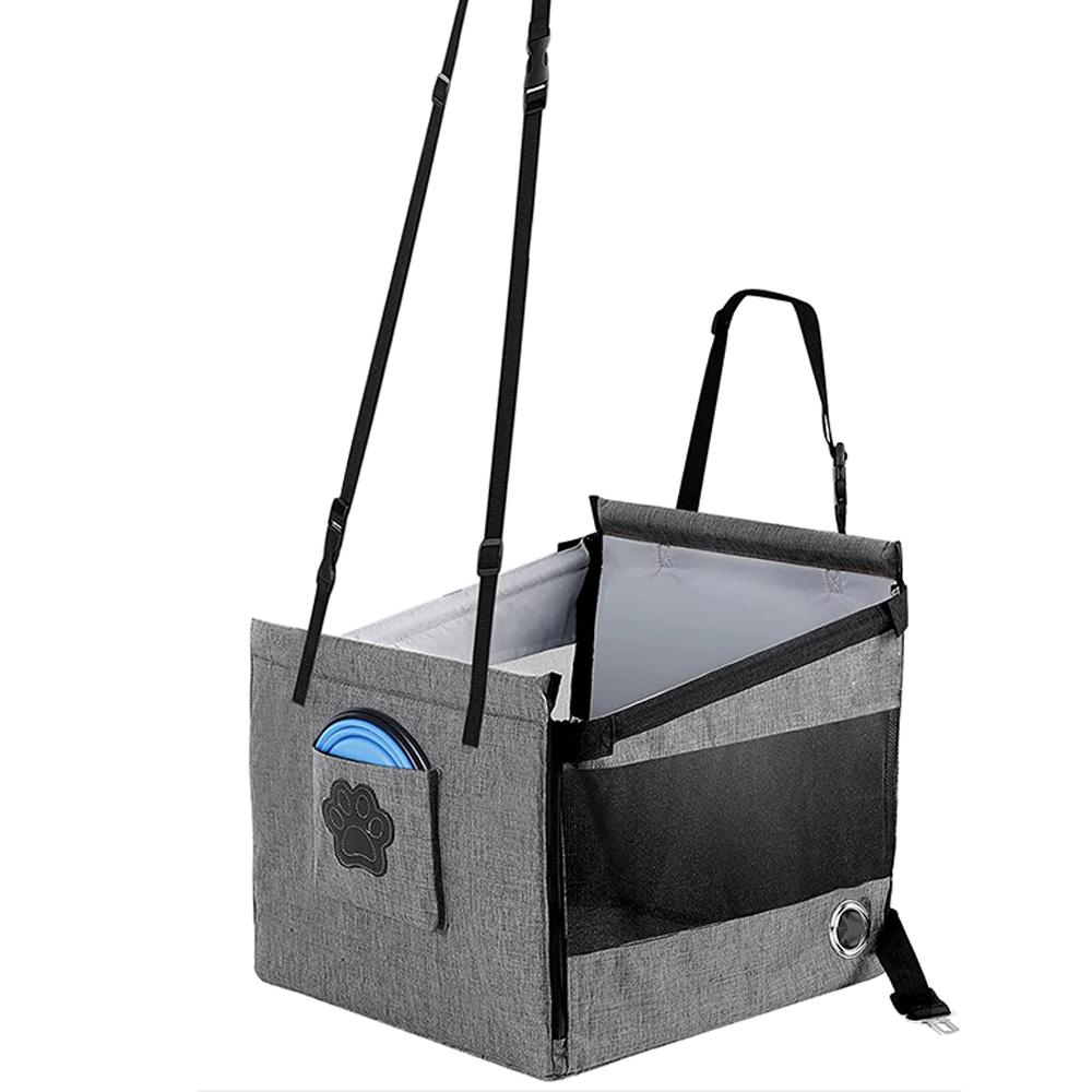 Dog Car Seat Waterproof Adjustable Dog Hammock for Car Portable Folding Travel Bags for Small to Medium Dogs Washable