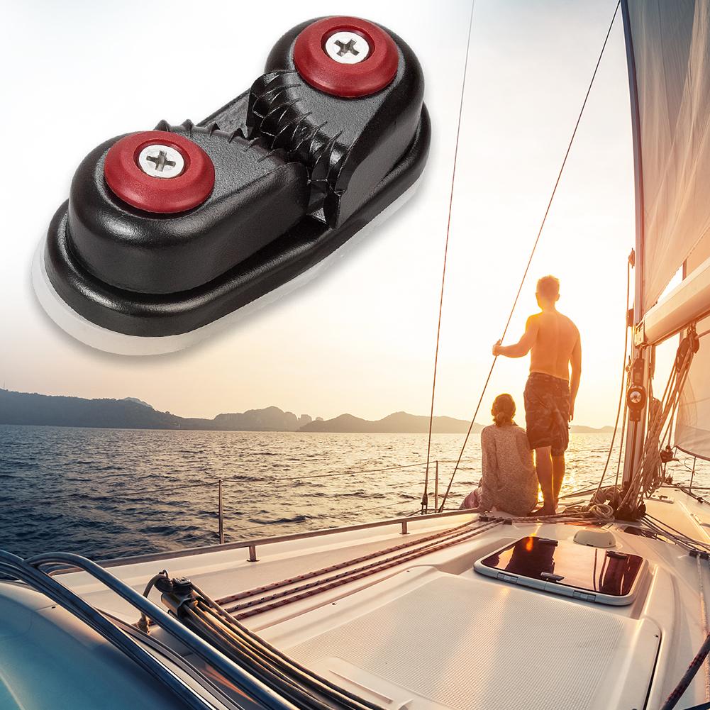 1/2PCS Aluminium Cam Cleat Boat Cam Cleats Matic Fairlead Marine Sailing Rowing Boats Sailboat Kayak Canoe Dinghy Accessories