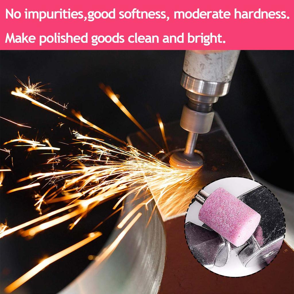 WUCID 100 Pcs Abrasive Stone Points Electric Grinding Accessories - View #6