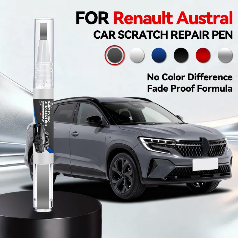 Para Renault Austral 2022-2025 CMF-CD Caneta de Reparo de Pintura Retoque Removedor de Arranhões DIY Acessórios Automotivos Preto Branco Azul Vermelho Cinza