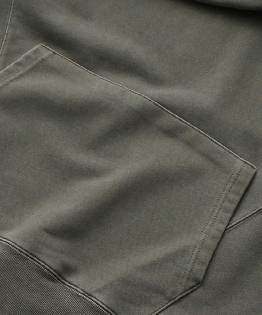 PIGMENT Small Logo Hoodie Khaki