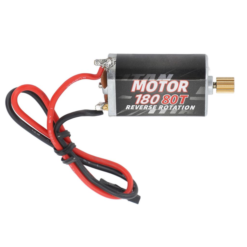 Motor Periat 7.2V 180 Torsiune Mare Fier Cupru Zgomot Redus Motor RC pentru Traxxas Crawler 118 80T