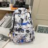 Zaino Zaino Maschio Scuola Media Scuola Superiore Studente Zaino High Street Americano Studente Elementare Trendy Cool Graffiti High V