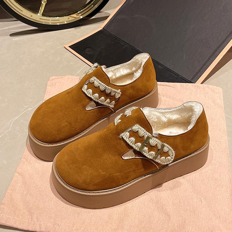 

Женские зимние теплые меховые сапоги большого размера на мягкой подошве с увеличением высоты, утепленные подкладкой, ботильоны до щиколотки, противоскользящие, для пеших прогулок, повседневные, спортивные, хлопковые сапоги 40 верблюд