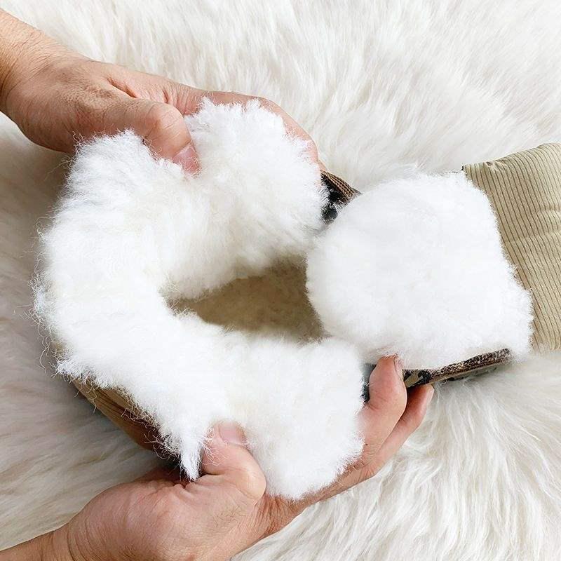 

Men s High-Top Extra Thick Cotton Wool-Lined Non-Slip Outdoor Boots 38