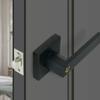 Internal Door Door Handle Lock with Lock Bathroom Bedroom Door Door Lever Lock Cylinder/Latch Aluminum Alloy