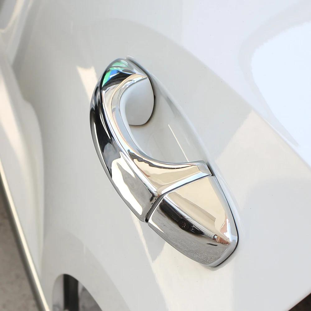 Car Exterior Door Handle Cover for Volkswagen VW T-roc Troc 2018 - 2025 Decoration Sticker 8Pcs Trim Styling Accessories
