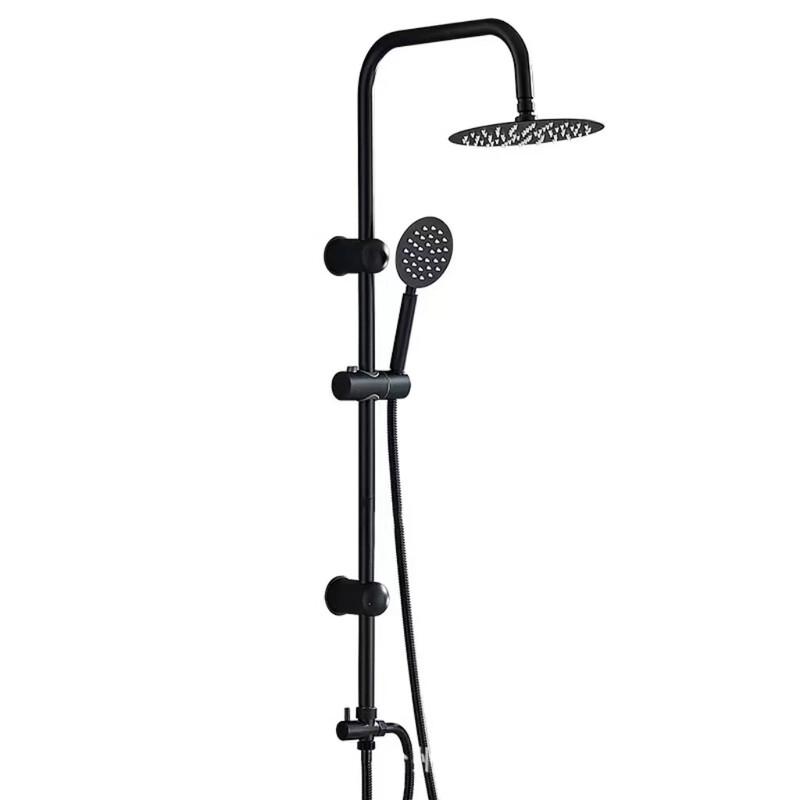 Zestaw prysznicowy Shengbei ze szczotkowanej stali nierdzewnej z pojedynczą zimną wodą