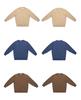 Men's Silver Fox Velvet Warm Round Neck Sweatshirt - Loose, Casual, Plus Velvet, Thickened for Autumn/Winter.