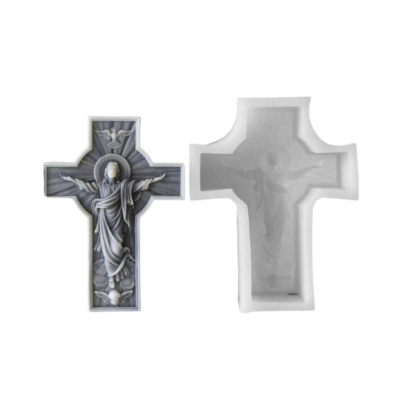 

Creative Religious Silicone Mold Crafting Accessories Molds Candle Making Moulds Suitable for Home Decors Enthusiasts