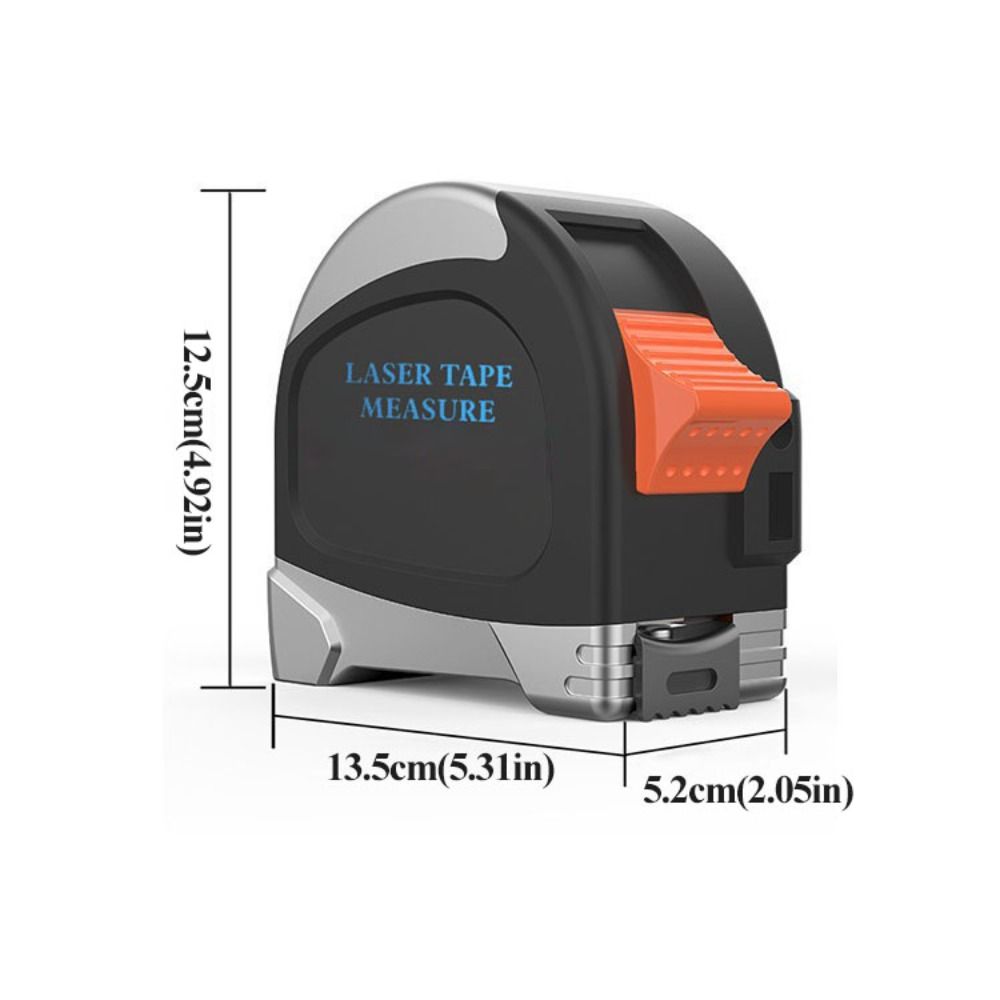 5-Meter Range Infrared High-Precision Measurement Digital Laser Tape Measure Woodworking