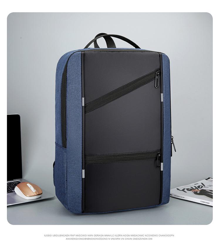 Men's Multifunctional Business Backpack with USB Charging and Large Capacity