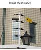 Rechteckrohr-Anschluss Elektrischer Zaunpfahl-Isolator
