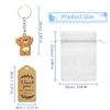 30 Pack Elegant Cartoon Mixed Materials Keychain Charm Pendant Versatile Dress Up Charm Accessory for Everyday Use